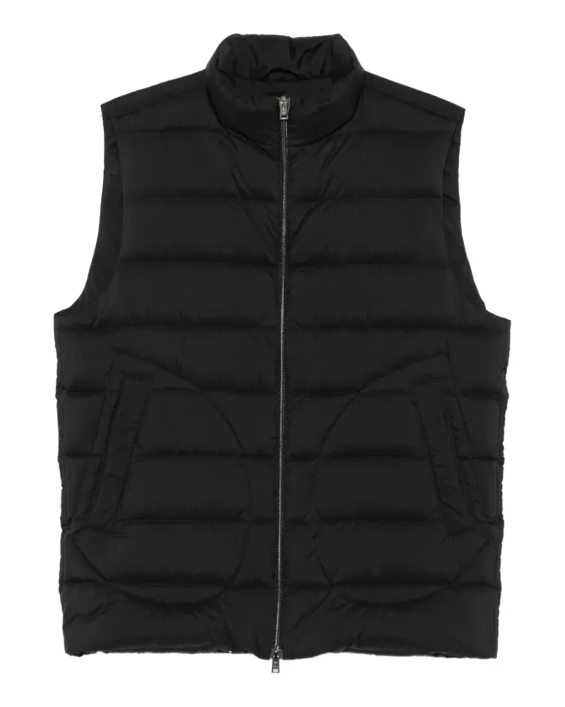 Herno quilted padded gilet - Schwarz Schwarz