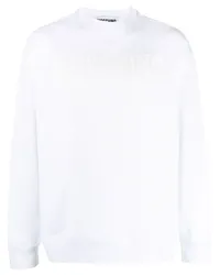 Moschino Sweatshirt mit Logo-Print Weiß