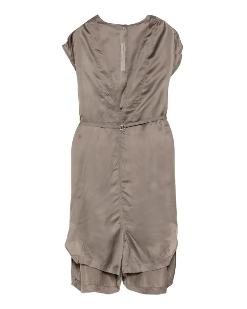 Rick Owens short-sleeves jumpsuit - Grau Grau