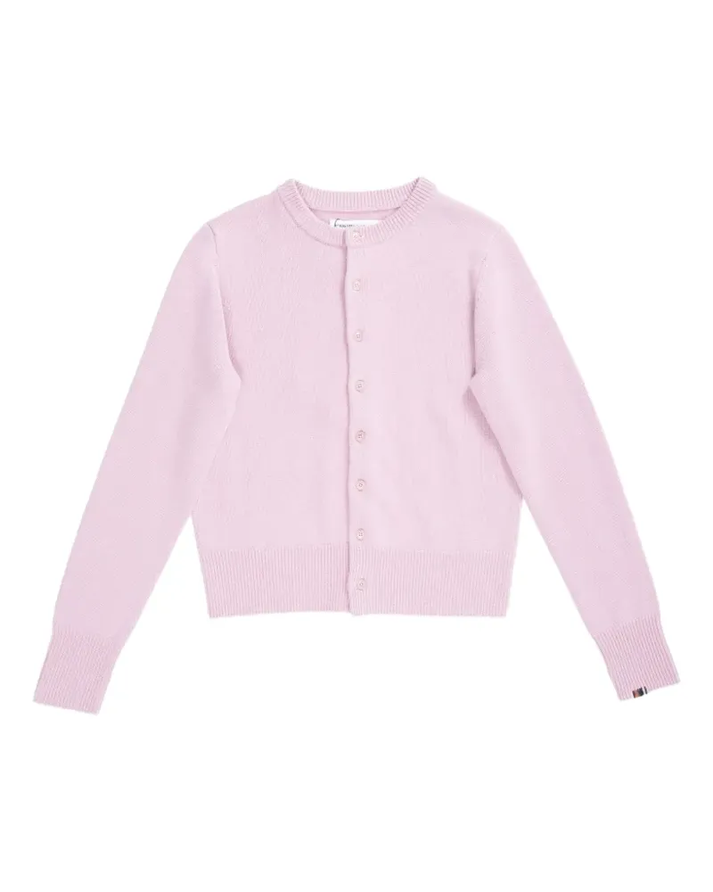 extreme cashmere crew-neck cashmere cardigan - Rosa Rosa