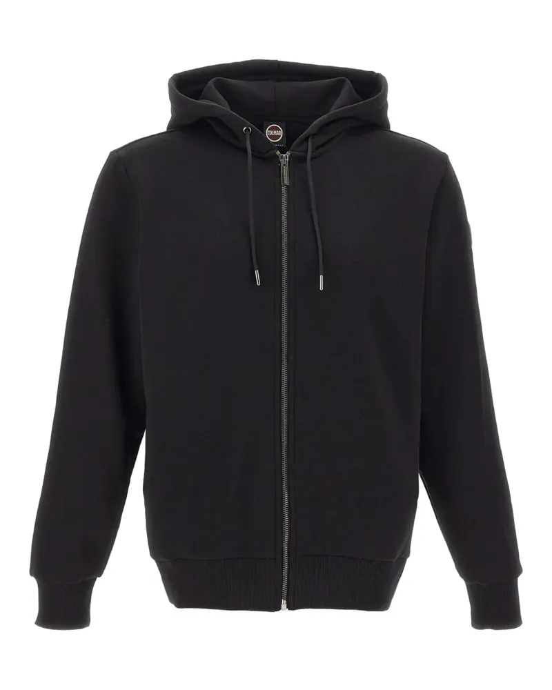 Colmar logo-patch zip-up hoodie - Schwarz Schwarz
