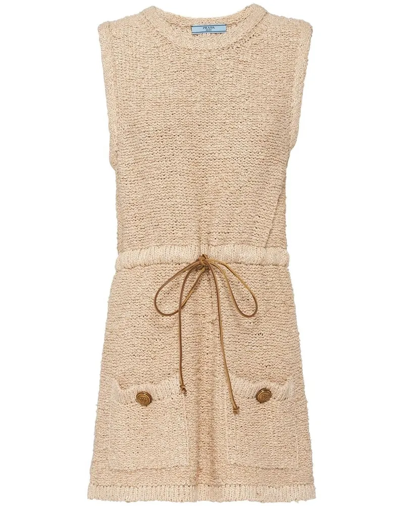 Prada Kleid aus Seide - Nude Nude