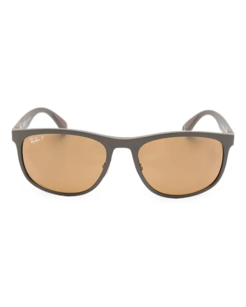 Ray Ban Liteforce rectangle-frame sunglasses - Braun Braun