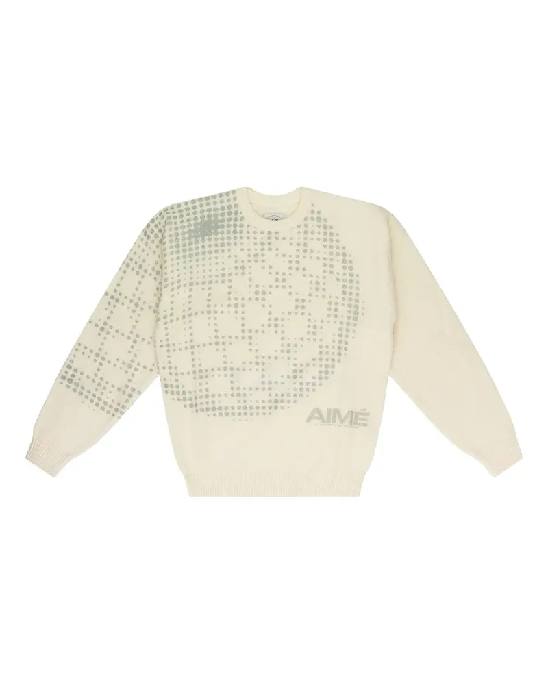 Aimé Leon Dore Pullover mit Geo-Print - Nude Nude