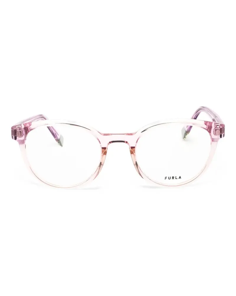 Furla Brille mit rundem Gestell - Rosa Rosa