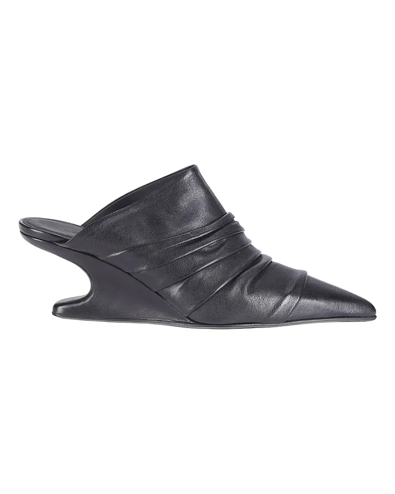 Rick Owens cantilever sharp sabot mules - Schwarz Schwarz