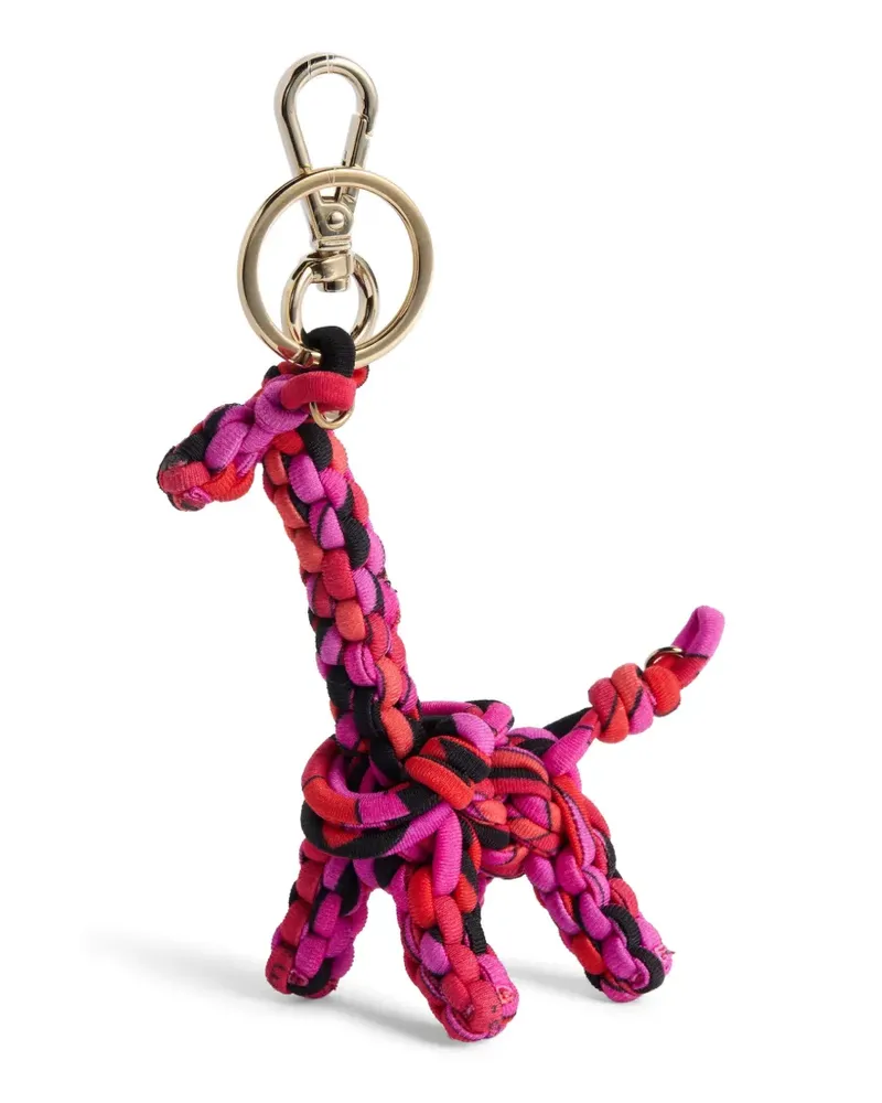 Emilio Pucci bag charm in Iride-print - Rosa Rosa