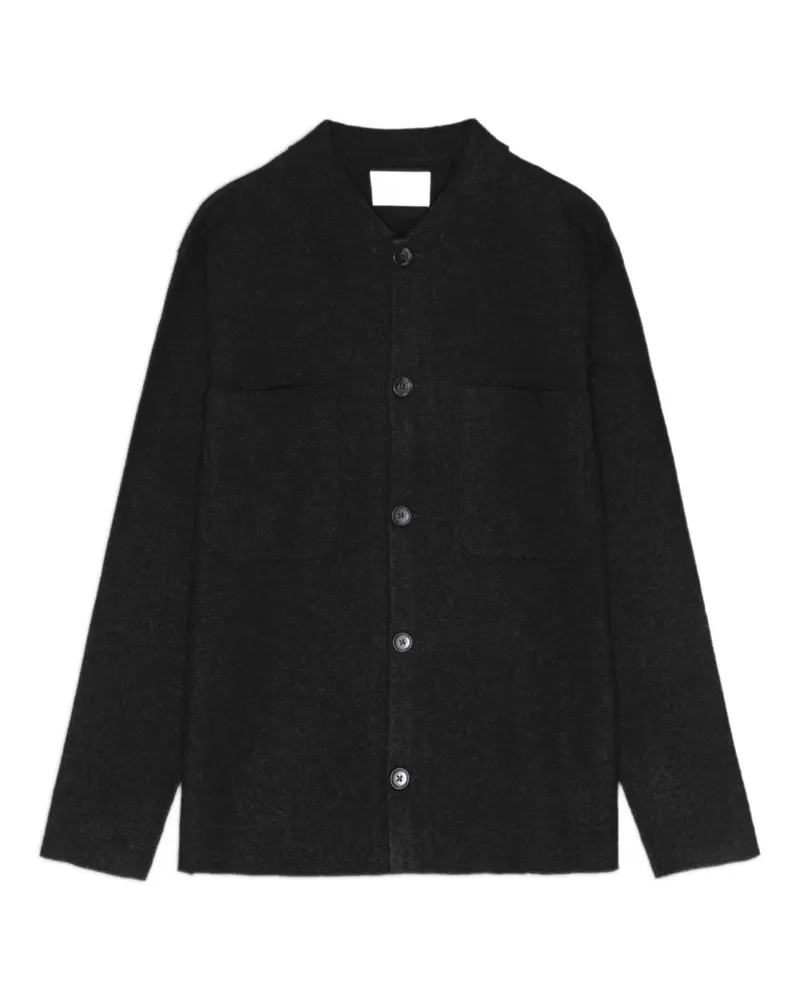 NN 07 Jonas 6398 Hemdjacke - Schwarz Schwarz