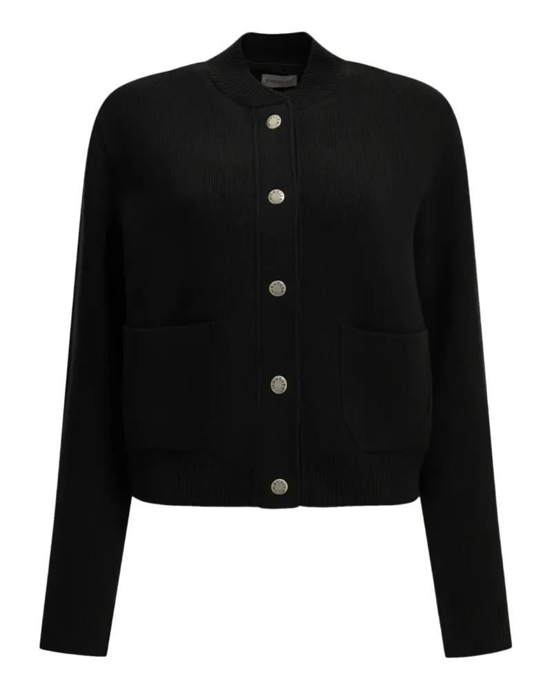 Moncler Wattierter Cardigan - Schwarz Schwarz