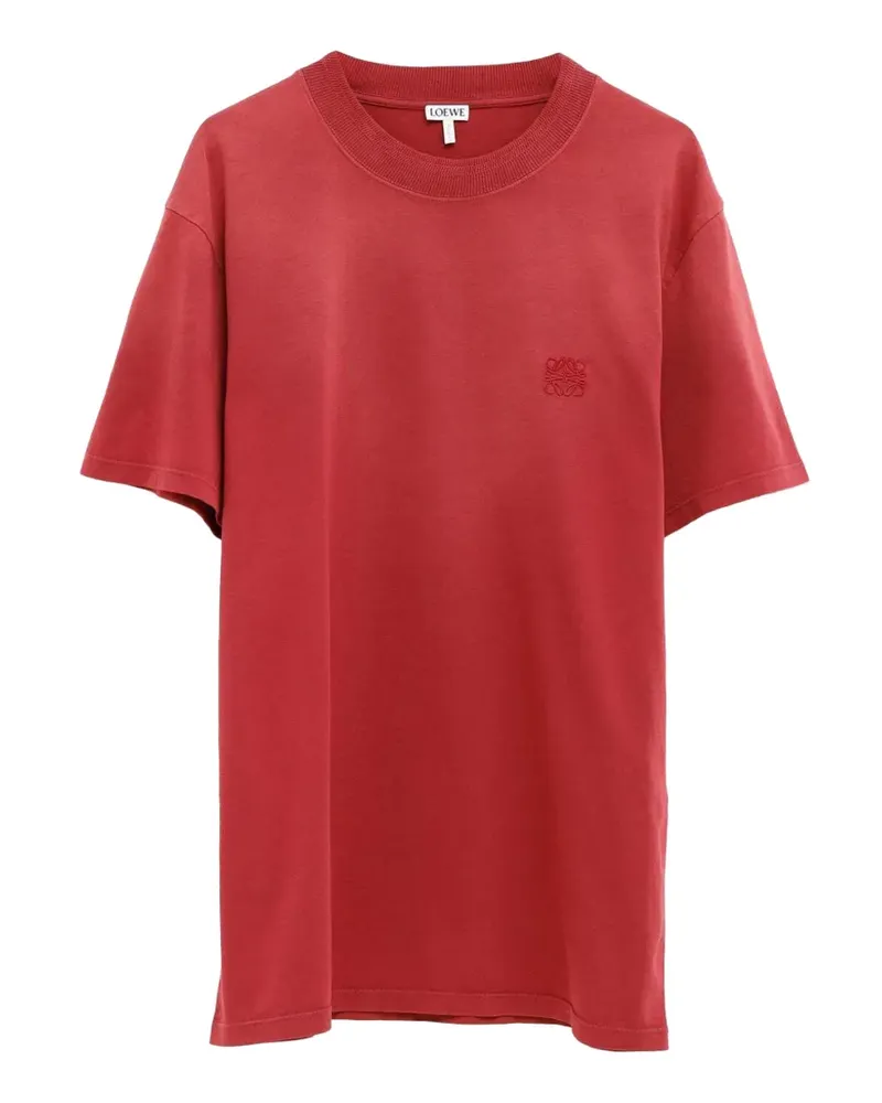 Loewe Anagram-embroidered T-shirt - Rot Rot