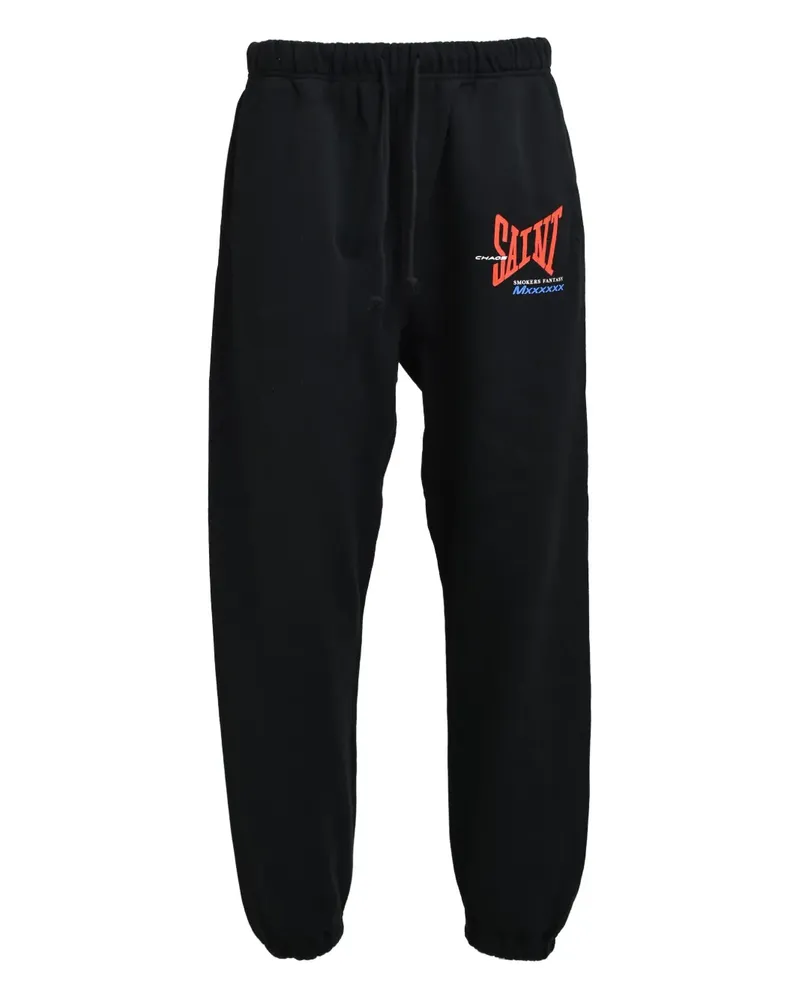 SAINT MXXXXXX drawstring-waist pants - Schwarz Schwarz
