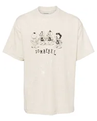 DOMREBEL Schoolyard T-Shirt Nude