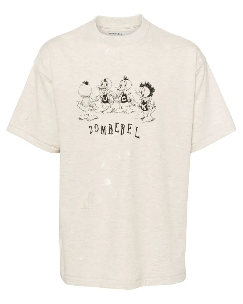 DOMREBEL Schoolyard T-Shirt - Nude Nude