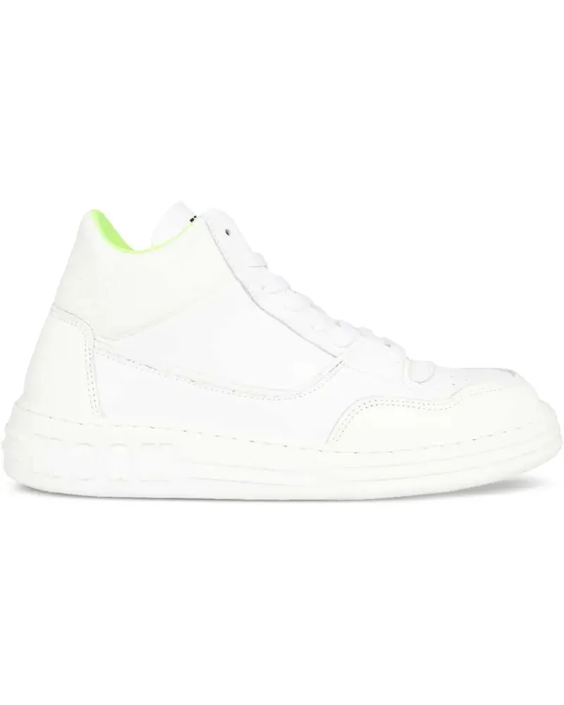 MSGM Sneakers aus Leder - Weiß Weiß