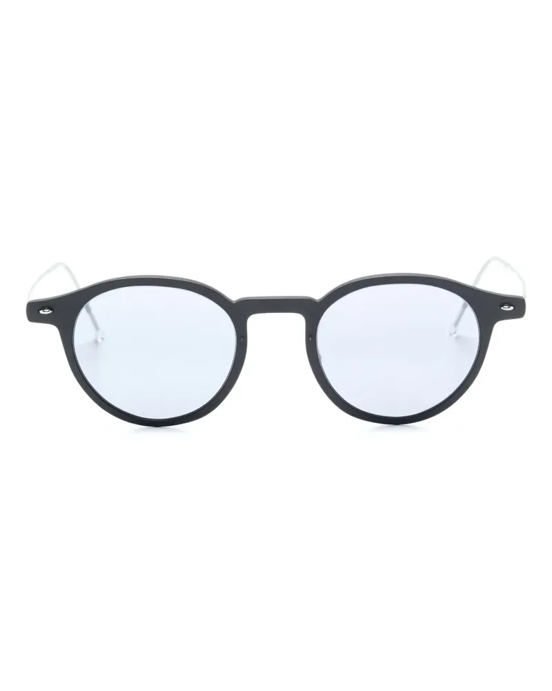 Lindberg Sonnenbrille mit rundem Gestell - Silber Silber