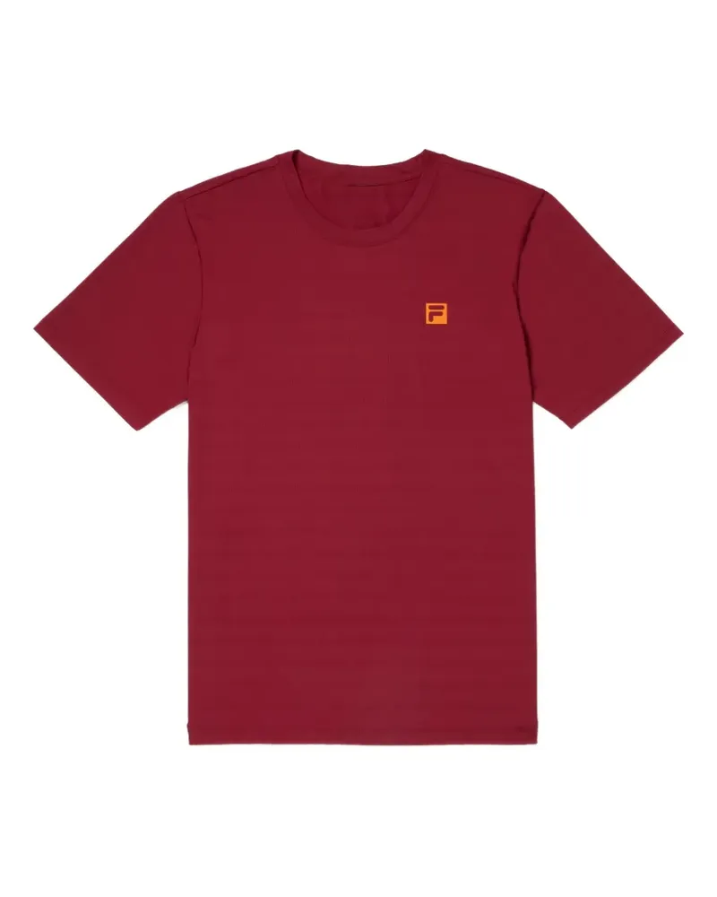 Fila Cross Court T-Shirt aus Mesh - Rot Rot