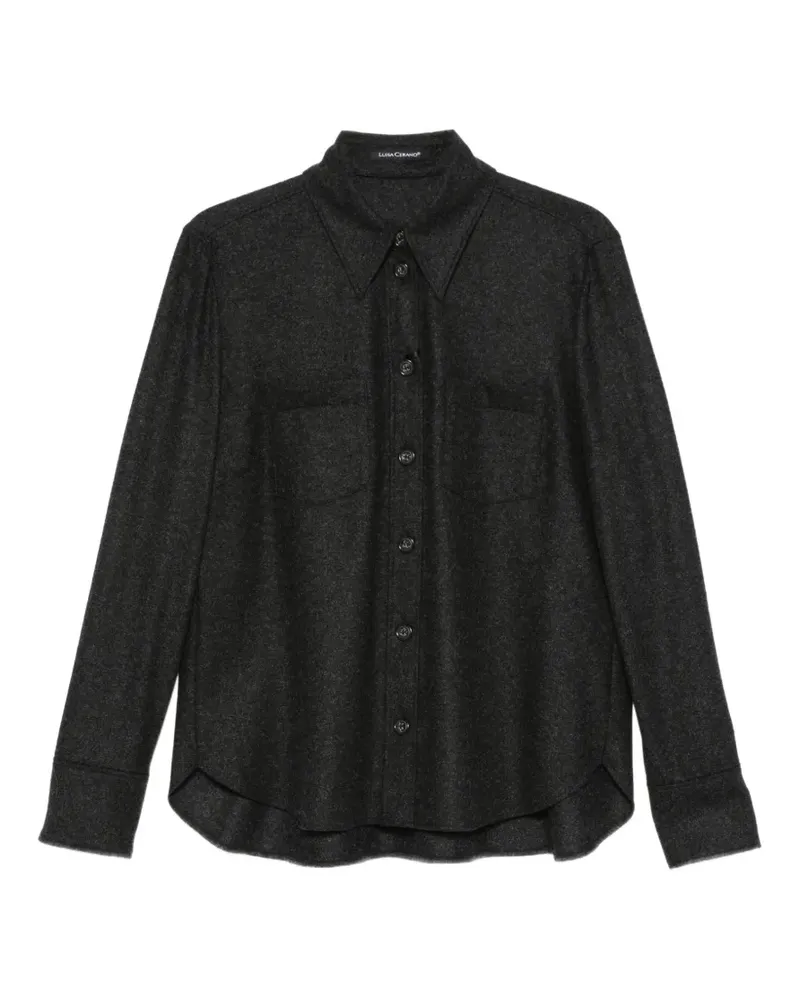 Luisa Cerano flannel shirt jacket - Grau Grau