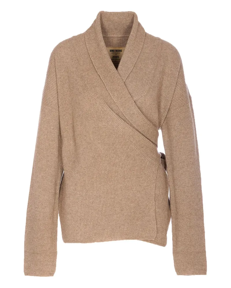 Uma Wang Cardigan mit Cut-Out - Nude Nude
