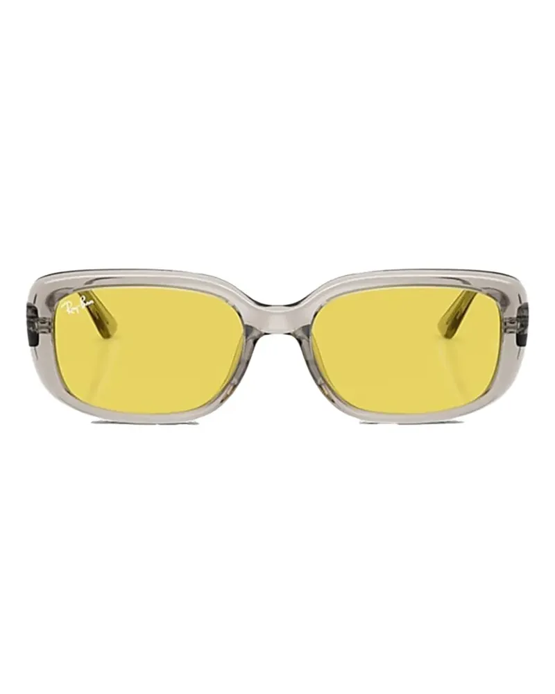 Ray Ban rectangle-frame sunglasses - Grau Grau