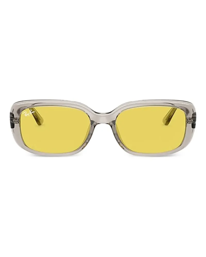 Ray Ban Sonnenbrille mit eckigem Gestell - Grau Grau