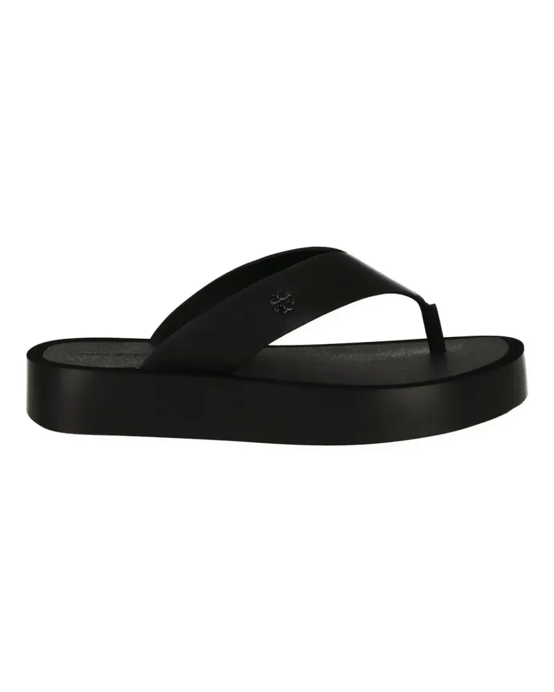 Tory Burch platform flip flops - Schwarz Schwarz