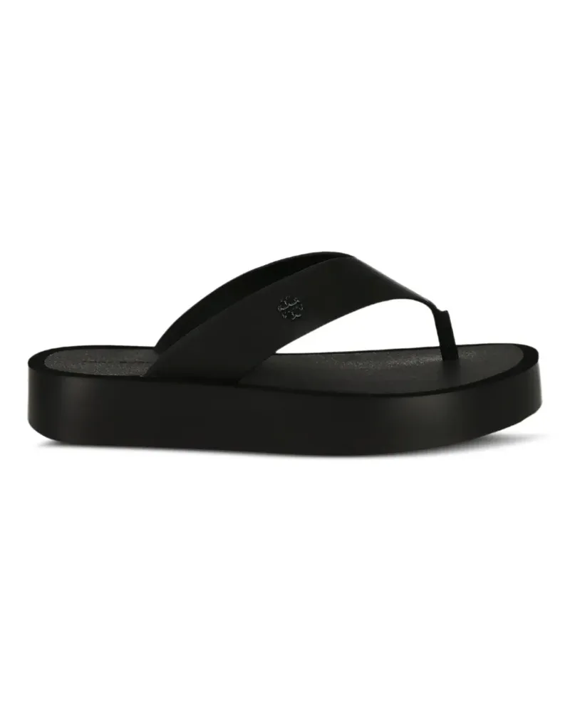 Tory Burch platform flip flops - Schwarz Schwarz