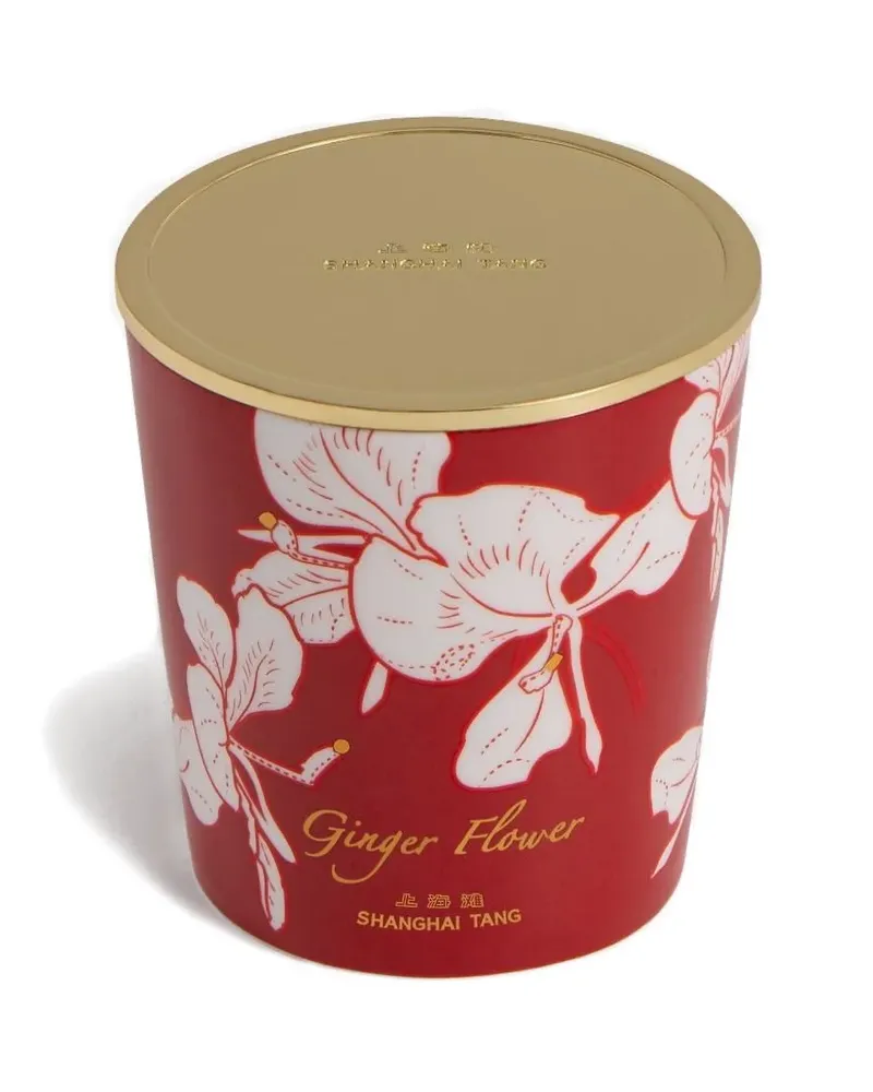 Shanghai Tang Tang Ginger flower candle - Rot Rot