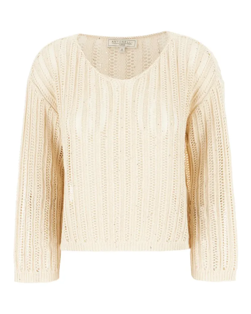 Antonelli Firenze long-sleeve sweater - Nude Nude