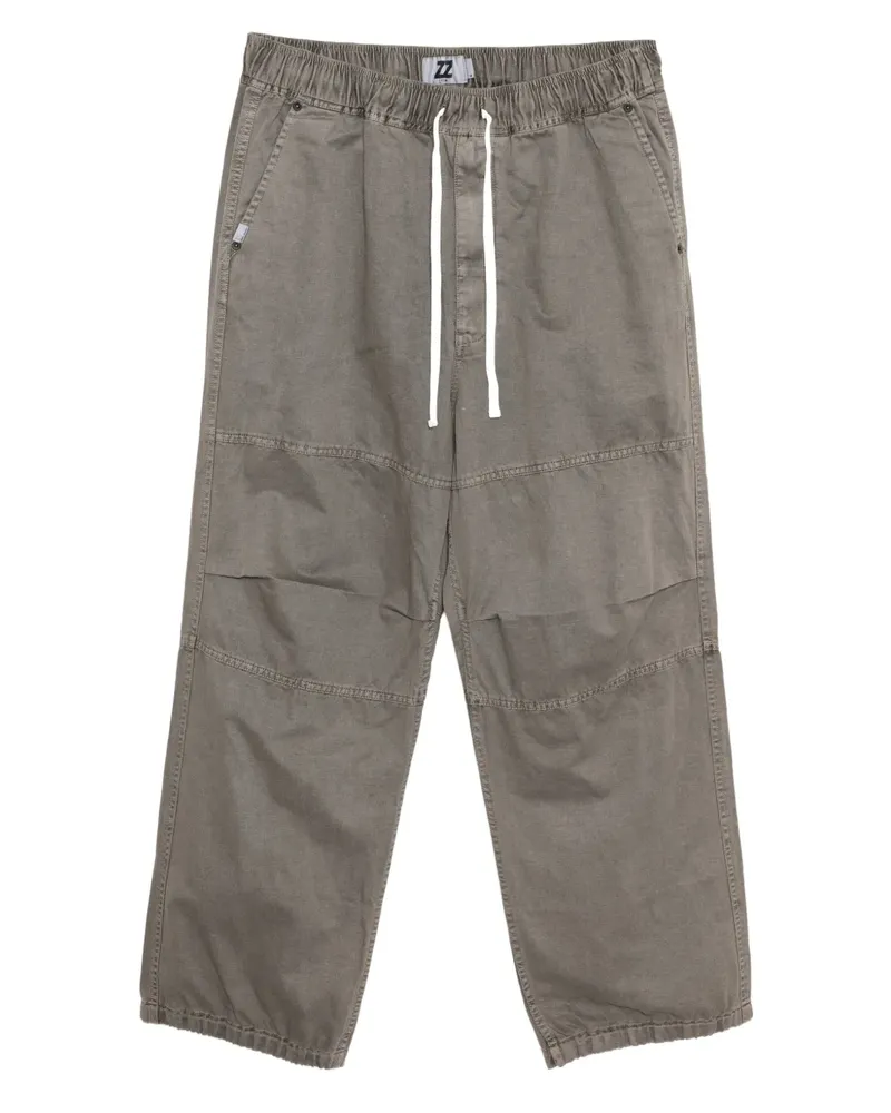 Izzue Hose mit Kordelzug - Grau Grau