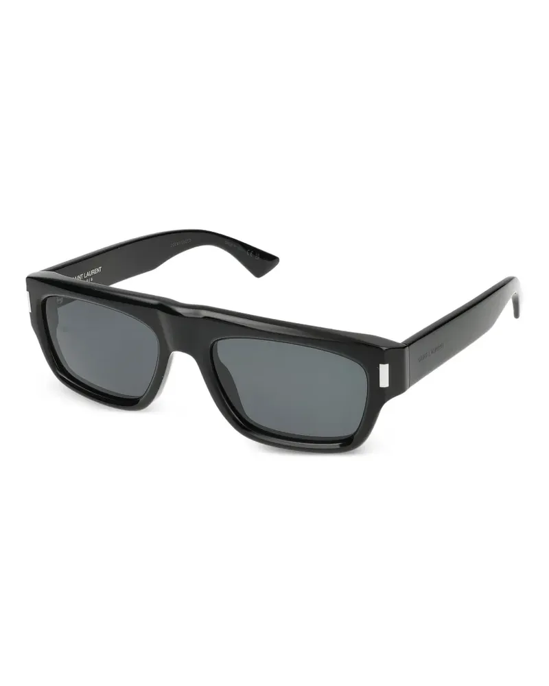 Saint Laurent rectangle-frame sunglasses - Schwarz Schwarz