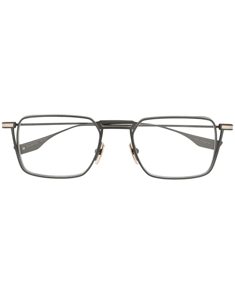 DITA Eckige Brille - Metallic Metallic