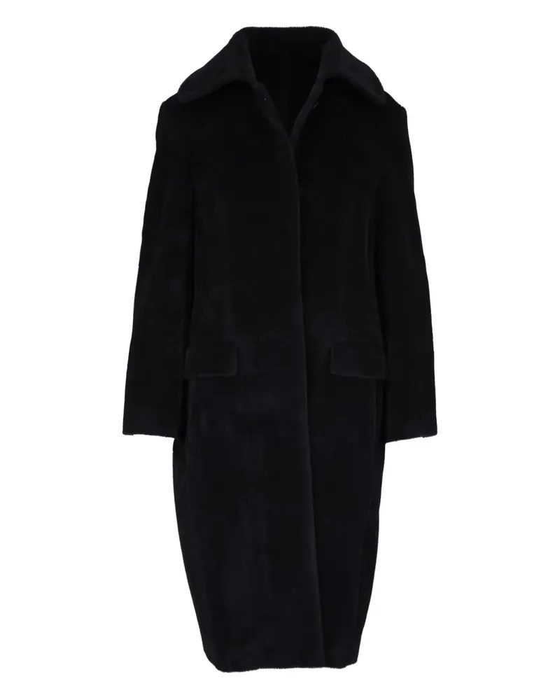 Kiton Mantel mit Taschen - Schwarz Schwarz