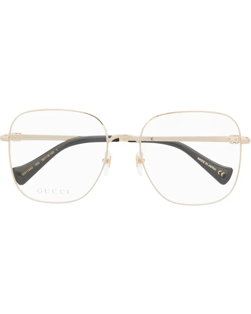 Gucci Oversized-Brille - Gold Gold