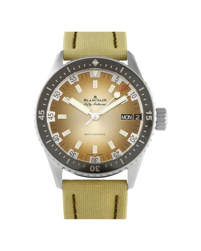 Blancpain Fifty Fathoms Bathyscaphe Day Date 43mm - Braun Braun