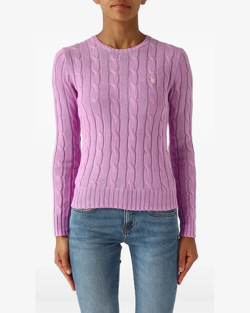 Ralph Lauren Julianna Pullover mit Logo-Stickerei - Violett Violett