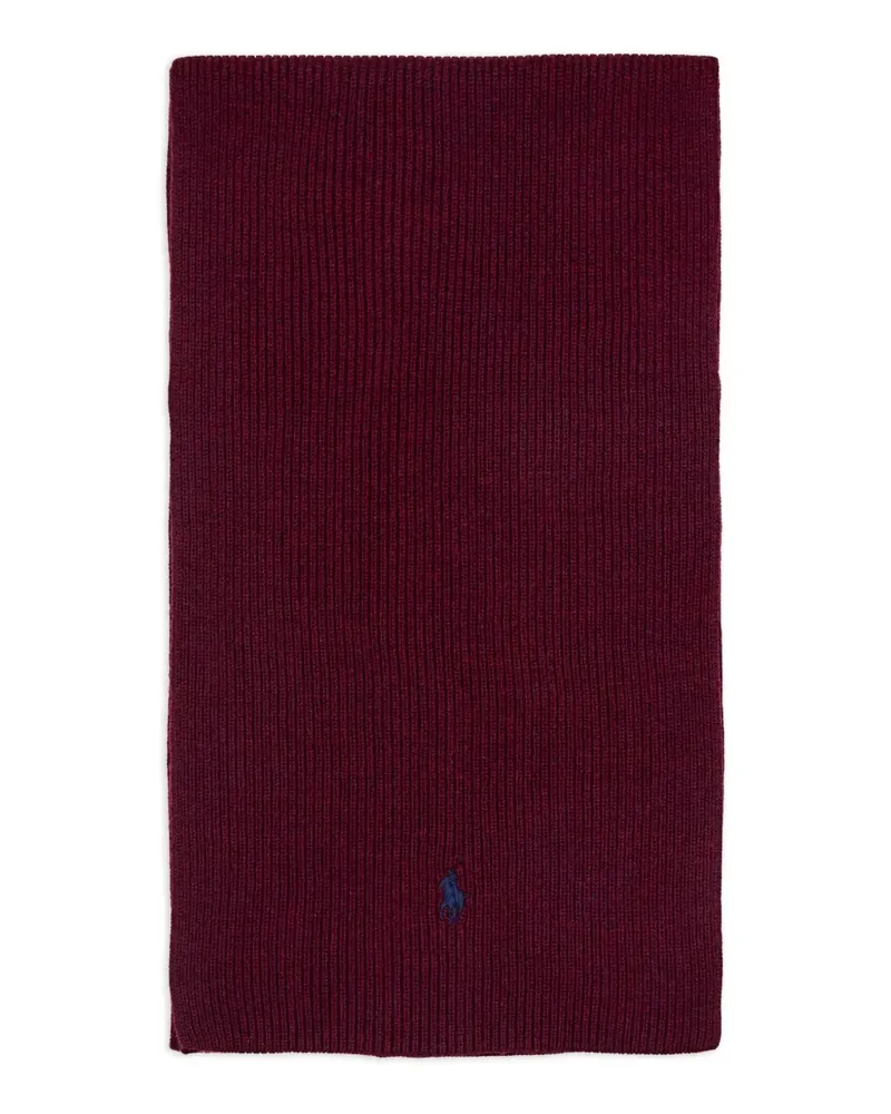 Ralph Lauren Schal mit Logo-Stickerei - Rot Rot