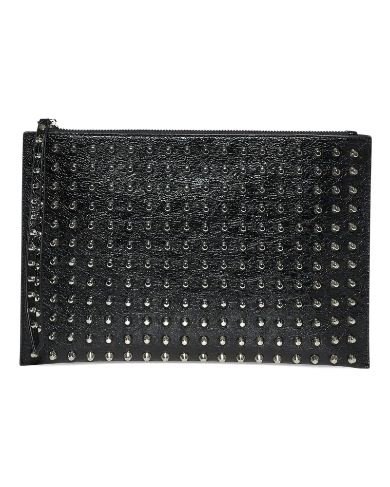 John Richmond studded clutch bag - Schwarz Schwarz