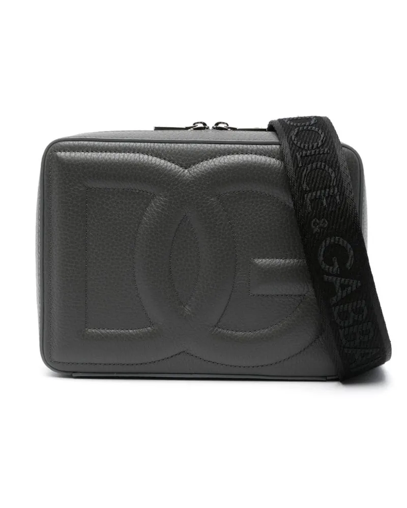 Dolce & Gabbana Mittelgroße DG Kuriertasche - Grau Grau