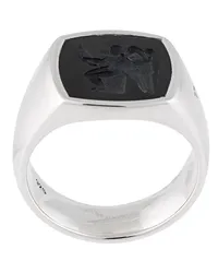 Tom Wood Eros Ring mit Onyx Silber