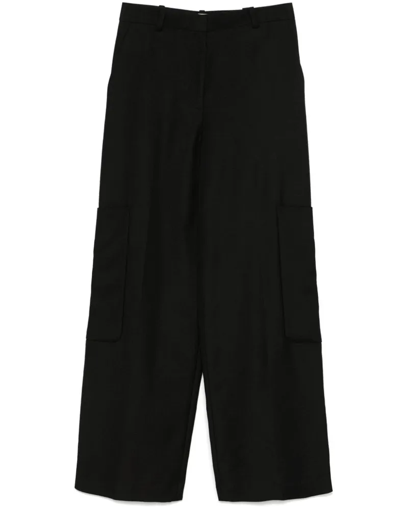KHAITE Cargohose mit geradem Bein - Schwarz Schwarz