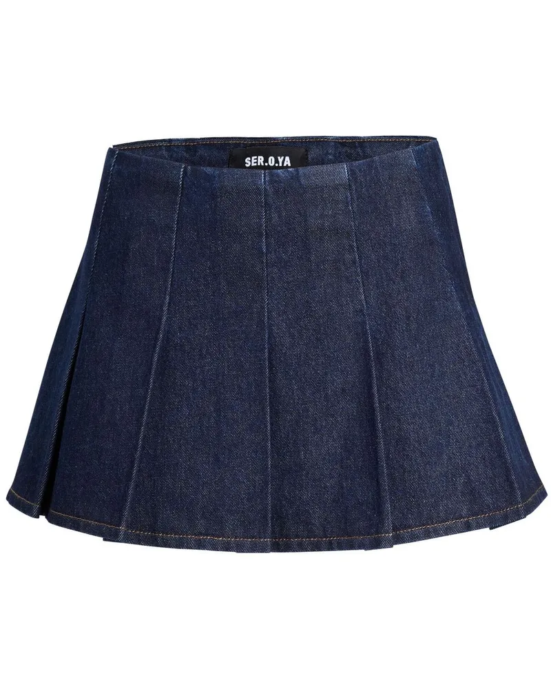 SER.O.YA Gimlet Minirock - Blau Blau
