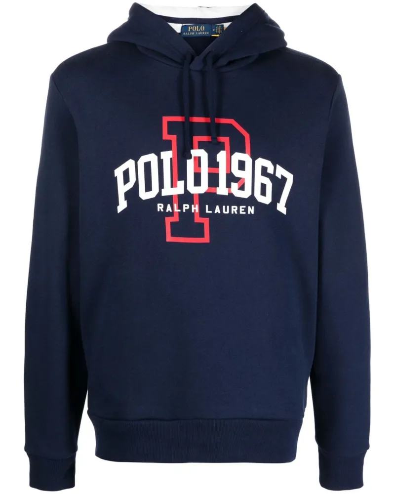 Ralph Lauren Hoodie mit Logo-Print - Blau Blau