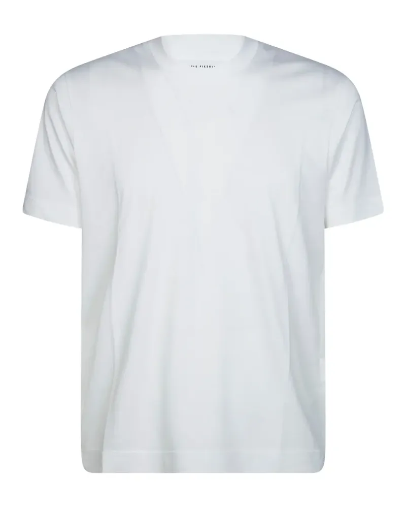Daniele Fiesoli T-Shirt mit Kragen - Weiß Weiß