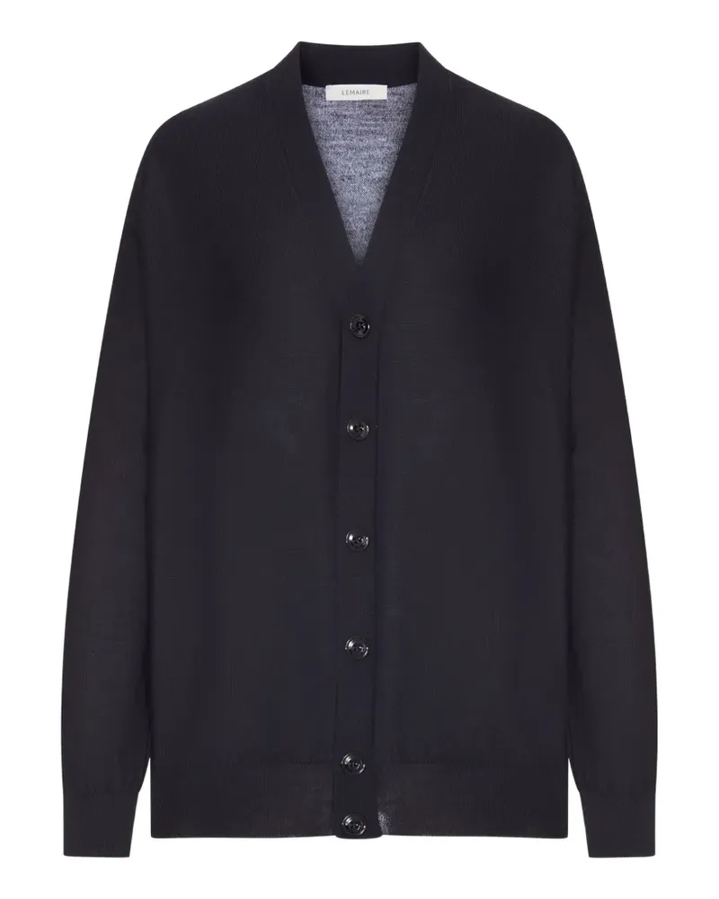 Christophe Lemaire Cardigan mit lockerem Schnitt - Schwarz Schwarz