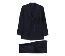Doppelreihiger Anzug - Blau
