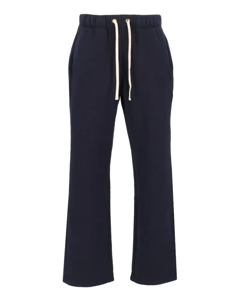LES TIEN drawstring straight-leg track pants - Blau Blau