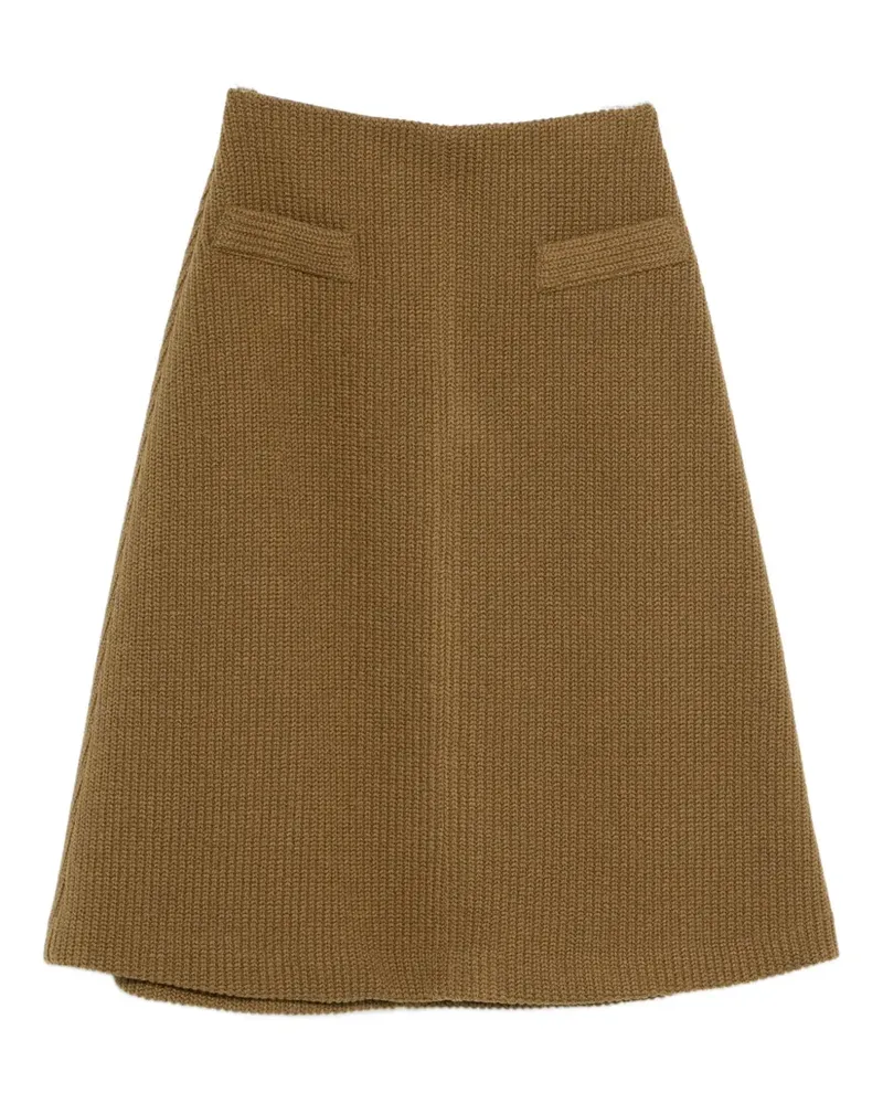 TELA knitted midi skirt - Grün Grün