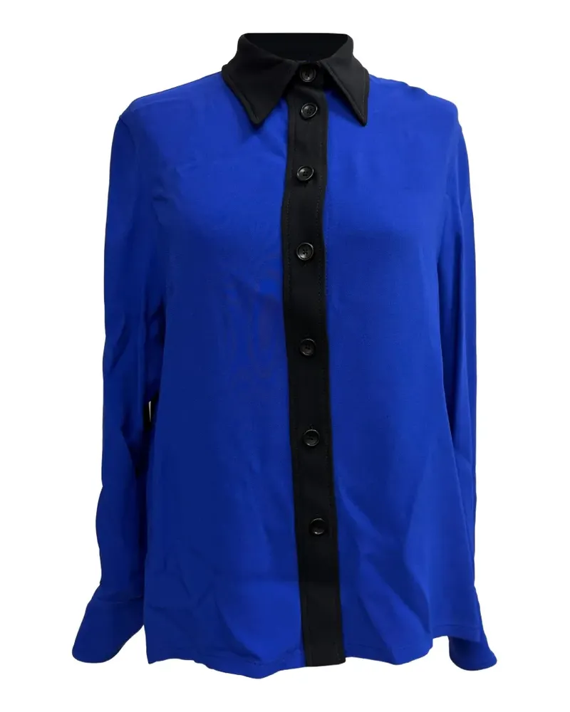 Joseph Two-tone button-down blouse - Blau Blau