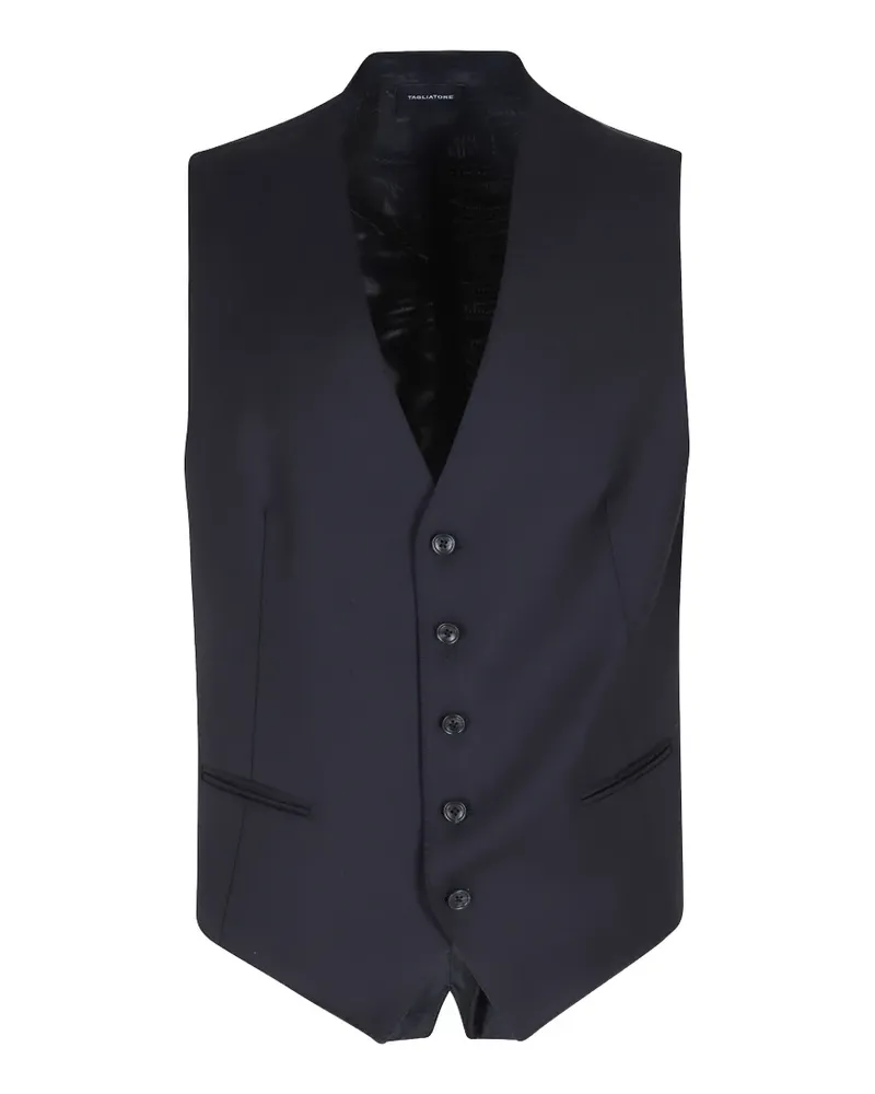 Tagliatore button-fastening vest - Blau Blau