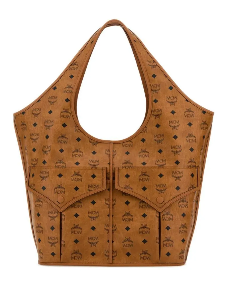 MCM Aren Mama Tote Bag - Braun Braun